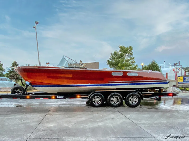 The Image of Custom 2020 Windlea Runabout boat on trailer, showcasing sleek design and vibrant colors. - 0
