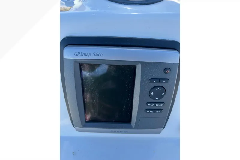Slide: The Image of Garmin GPSmap 540s on 2009 Boston Whaler 180 Dauntless boat dashboard. - 17