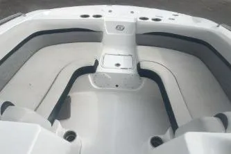 Slide: The Image of 2022 Hurricane SunDeck Sport 192 RL OB boat interior with spacious seating. - 9