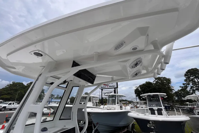 Slide: The Image of 2026 Tidewater 2500 Carolina Bay boat with sleek design and modern features. - 10