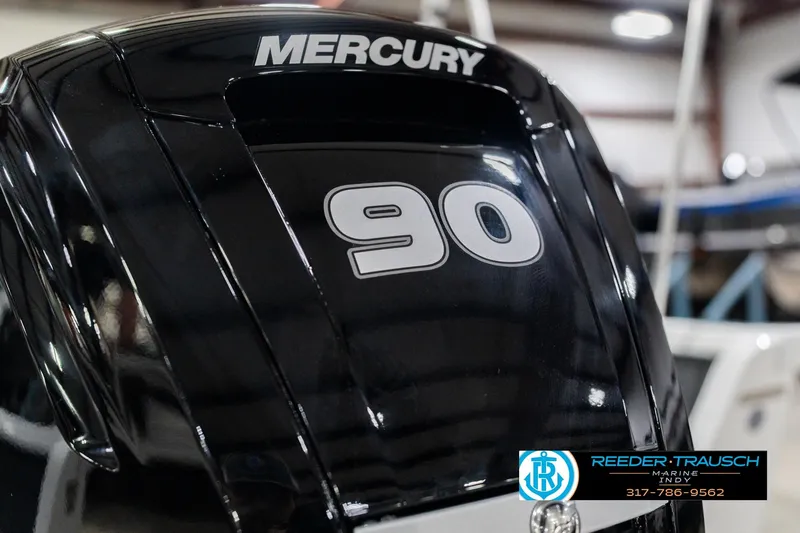 Slide: The Image of Mercury 90 horsepower engine on 2026 Lund 1700 Explorer Sport boat. - 45