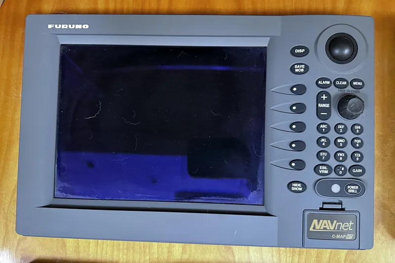 Slide: The Image of Furuno NAVnet C-MAP NT marine navigation system on McKinna 57 PHMY Widebody yacht. - 52
