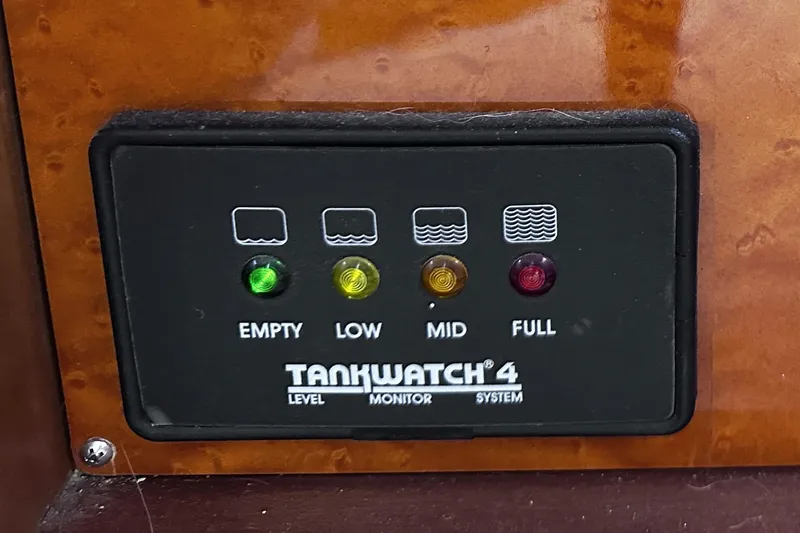 Slide: The Image of TankWatch 4 level monitor system on 2004 McKinna 57 PHMY yacht. - 65