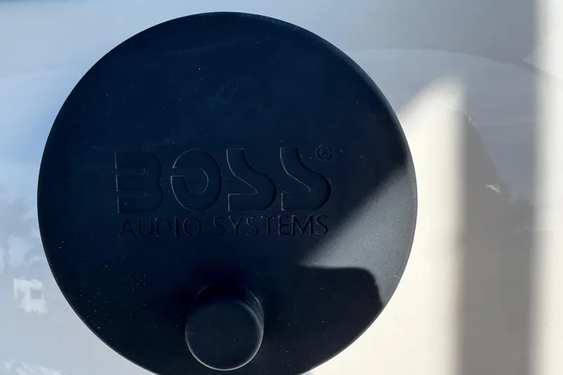 Slide: The Image of Steering wheel of 2017 Key West 189 FS boat with Yamaha controls. - 27