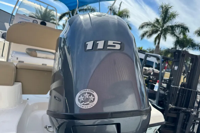 Slide: The Image of 2017 Key West 189 FS boat with EZ Pump feature on the hull. - 8