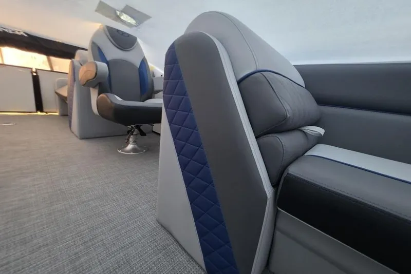 Slide: The Image of 2026 Veranda Vista 22RC interior with modern seating and stylish upholstery. - 8