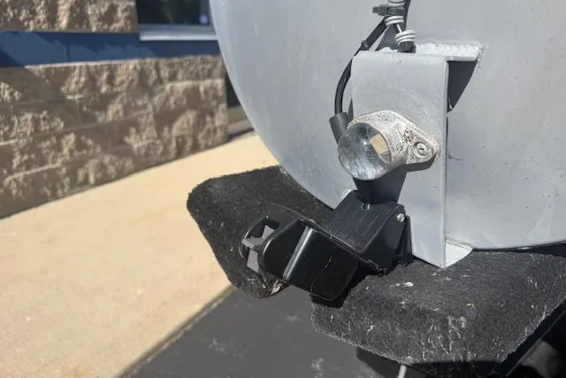 Slide: The Image of Close-up of a 2019 Premier 260 Grand Entertainer boat's metal component and wiring. - 33