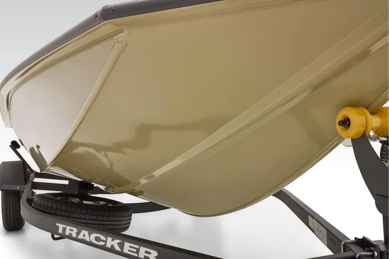 Slide: The Image of Manufacturer Provided Image: 2026 Tracker Pro Team 175 boat on trailer, close-up view. - 31