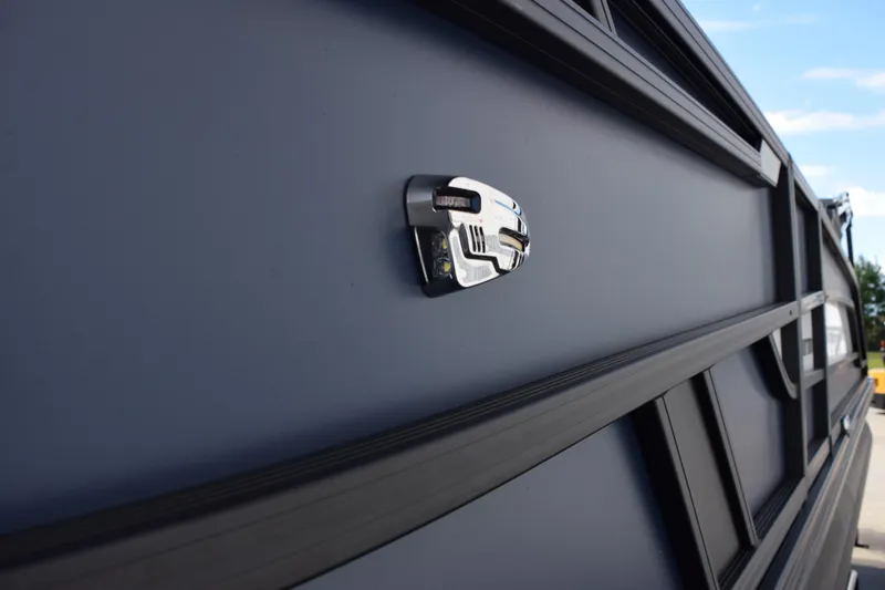 Slide: The Image of Close-up of 2026 Evotti 521 CS vehicle side with sleek design and chrome detailing. - 10