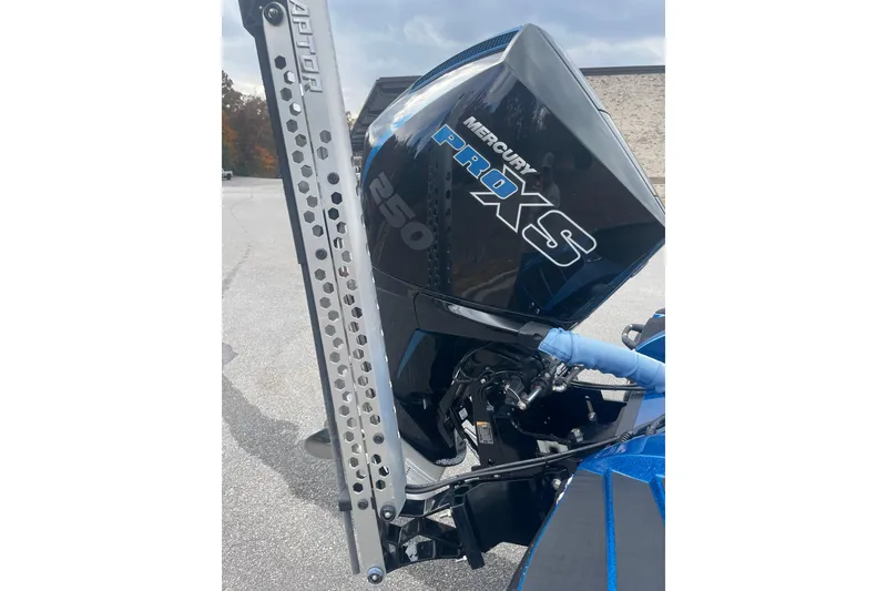 Slide: The Image of 2024 Nitro Z20 boat with Mercury Pro XS 250 outboard motor. - 10