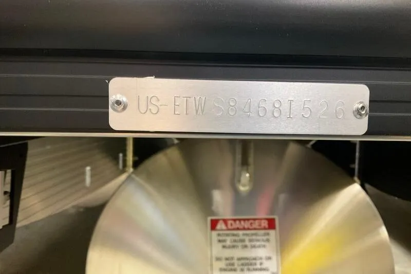 Slide: The Image of Hull identification number on a 2026 Bennington 22 SSRSE boat. - 3