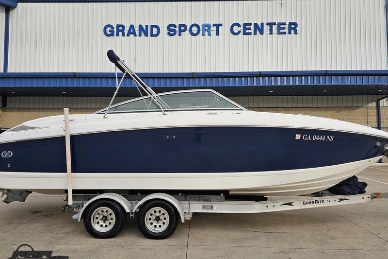 Slide: The Image of 2007 Cobalt 252 boat on trailer at Grand Sport Center. - 4