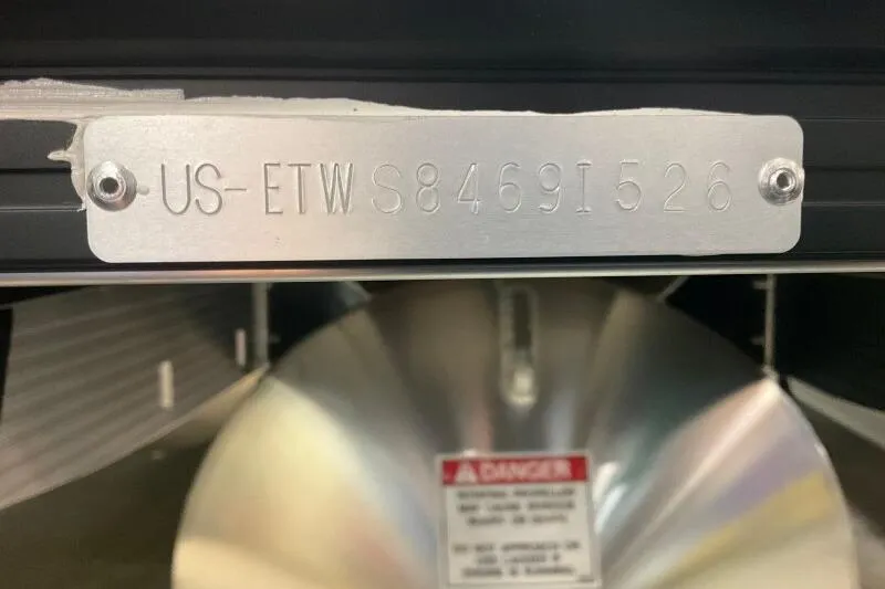 Slide: The Image of Hull identification number on a 2026 Bennington 22 SSRSE boat. - 5