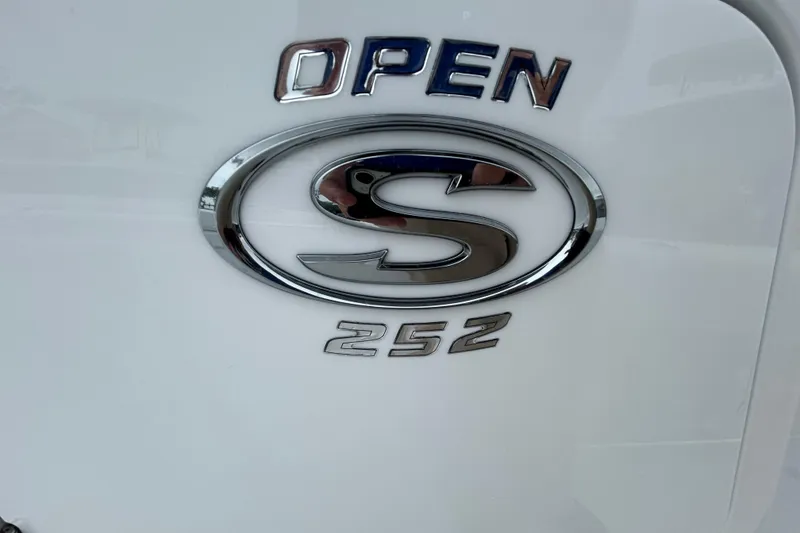 Slide: The Image of 2026 Sportsman Open 252 Center Console logo on white background. - 21