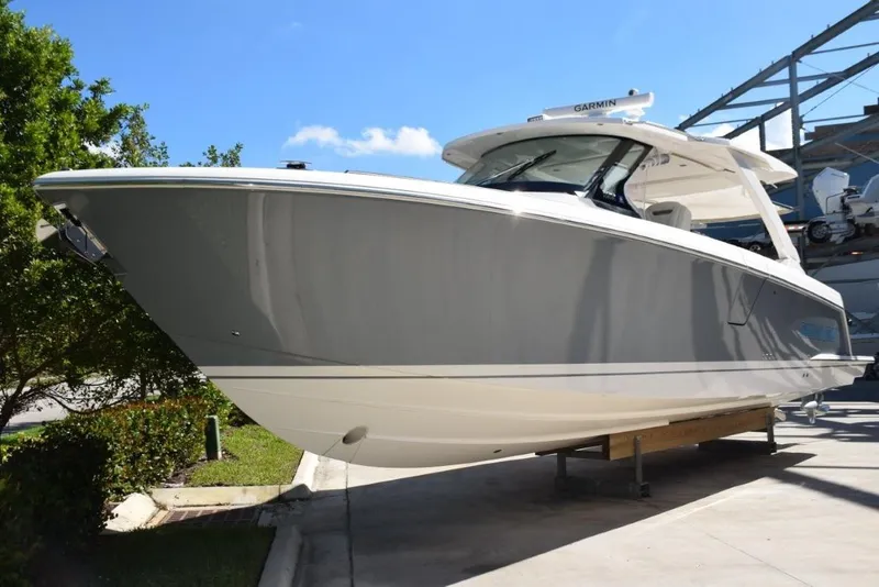 Slide: The Image of 2024 Tiara Yachts 38 LS cabin double berth - 18