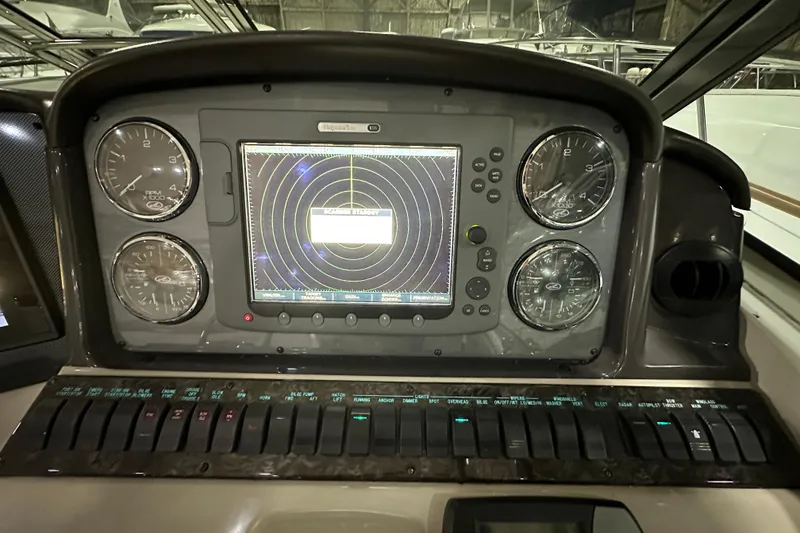 Slide: The Image of Luxurious interior of 2007 Sea Ray 44 Sundancer yacht with plush seating and elegant design. - 19