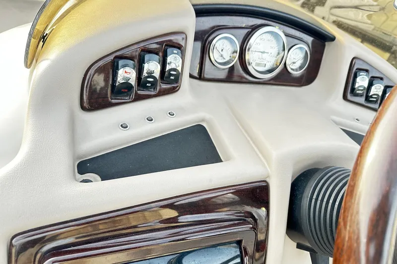 Slide: The Image of Dashboard of a 2015 Bennington 2275GS Pontoon with gauges and controls. - 6