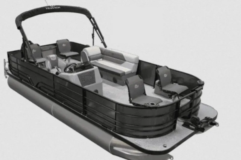 The Image of 2026 Veranda Vista 20F4 pontoon boat with sleek design and spacious seating. - 1