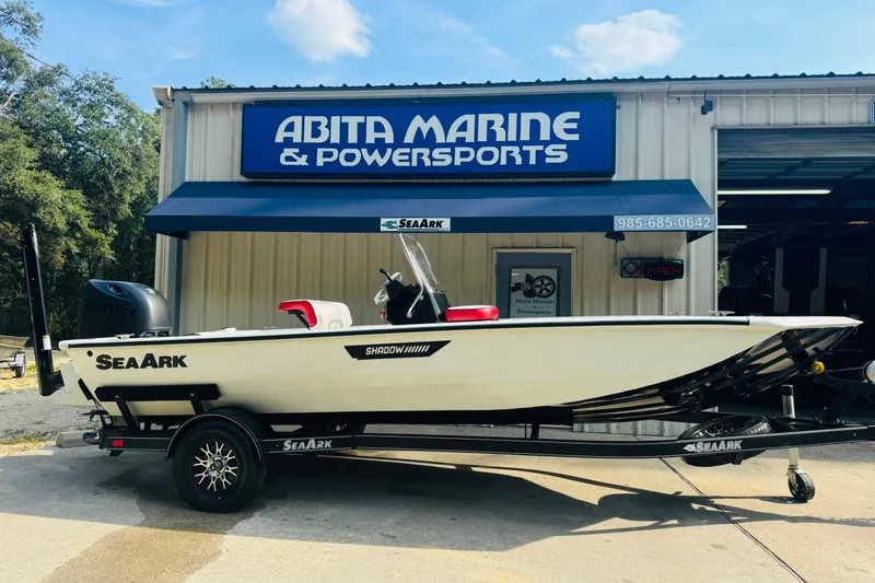 The Image of 2024 SeaArk Shadow 19 v boat at Abita Marine & Powersports dealership. - 1