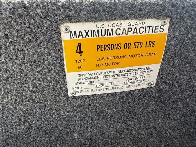 Slide: The Image of Lowe Stinger 178 2019 - 21