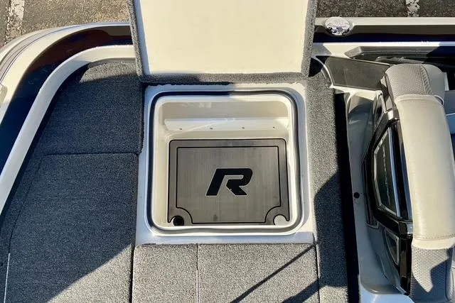 Slide: The Image of 2023 Ranger Z520R Ranger Cup Equipped boat storage compartment with logo. - 21
