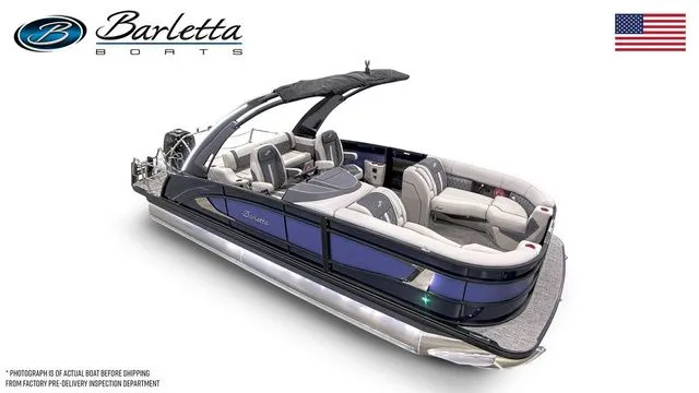 The Image of 2025 Barletta Boats L23UCA pontoon with luxurious seating and sleek design. - 1