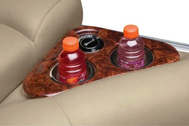 Slide: The Image of 2008 Sun Tracker Party Barge 25 I/O Regency Edition helm with steering wheel and controls. - 10