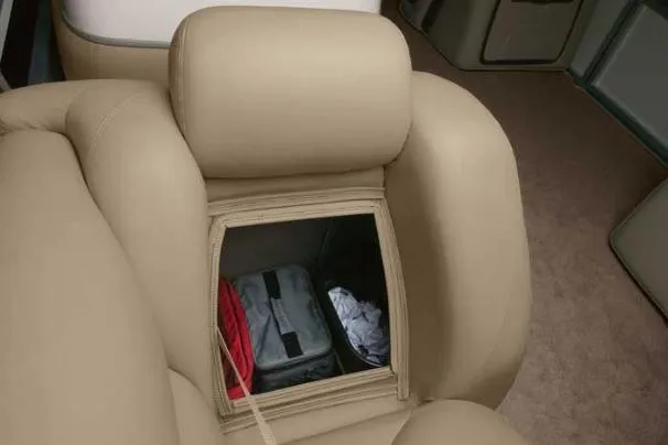 Slide: The Image of 2008 Sun Tracker Party Barge 25 I/O Regency Edition boat interior with beverage station. - 12