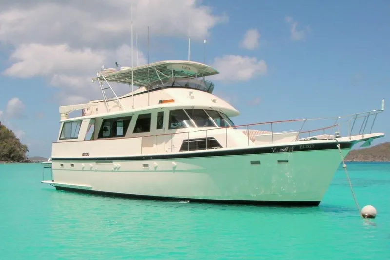 Slide: The Image of 1982 Hatteras 56 Wide Body - 'ELIXIR' - 50