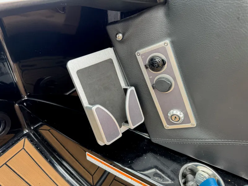 Slide: The Image of Control panel of 2021 MasterCraft XT23 boat. - 5