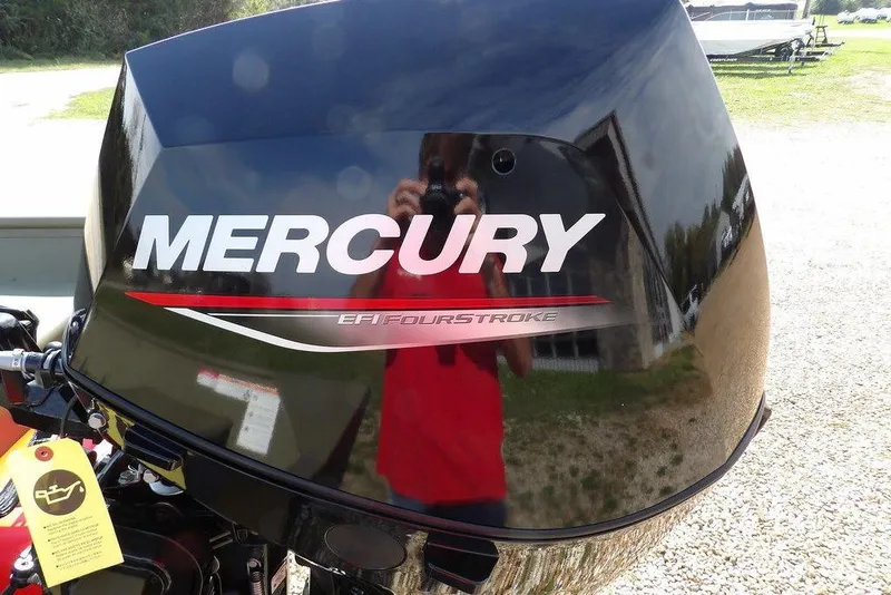 Slide: The Image of Mercury EFI FourStroke engine on 2026 Crestliner 1648M CR Jon boat. - 14