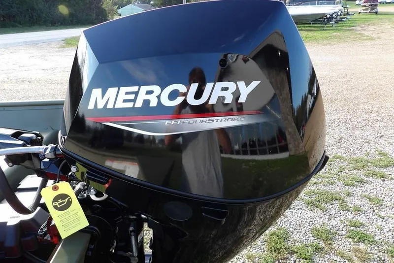 Slide: The Image of Mercury EFI FourStroke engine on 2026 Crestliner 1648M CR Jon boat. - 21