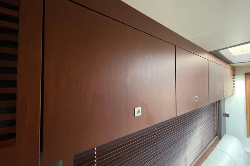 Slide: The Image of Wooden interior cabinets on a 2013 Sea Ray 510 Sundancer yacht. - 49