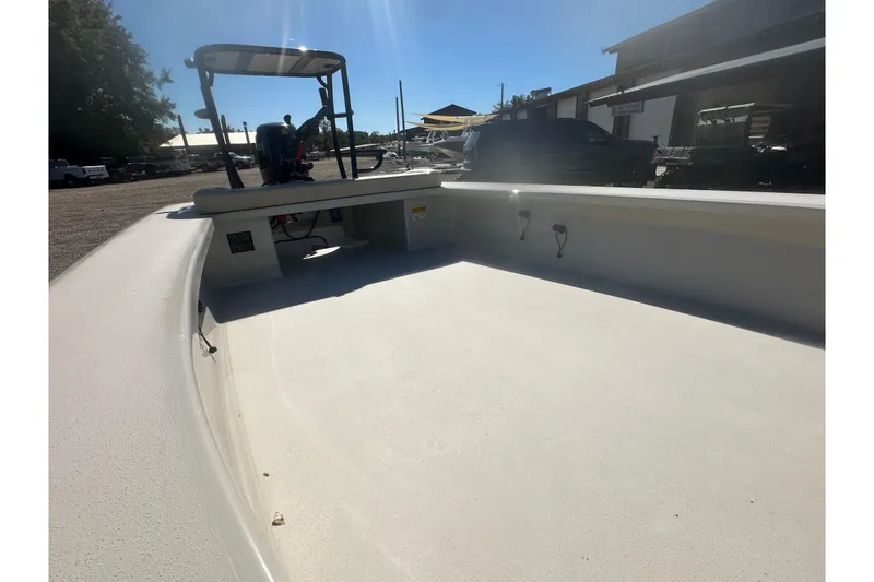 Slide: The Image of 2026 Delta Boatworks Delta D18 boat interior view in a sunny outdoor setting. - 15