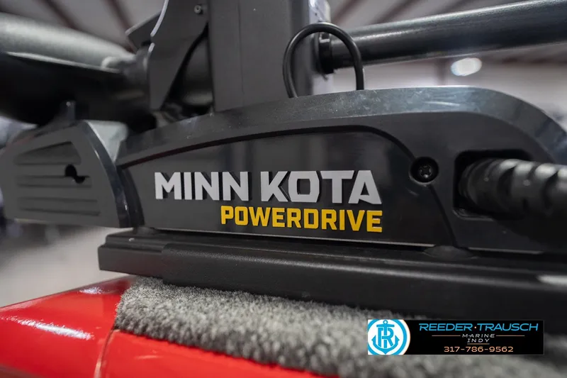 Slide: The Image of Minn Kota PowerDrive motor on 2020 Lund 1775 Adventure SS boat, Reeder-Trausch Marine. - 50