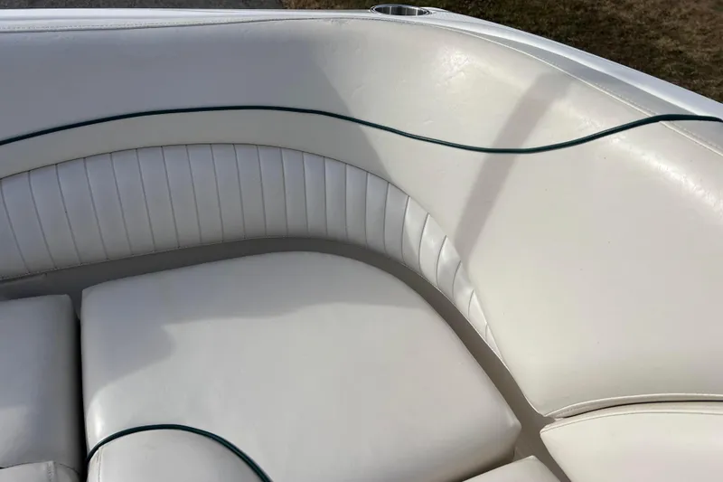 Slide: The Image of White seating on 2006 Hurricane FunDeck GS 194 OB boat, featuring sleek design and comfort. - 51