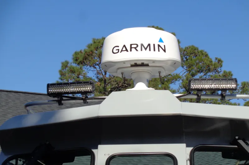 Slide: The Image of 2022 Hewes 210 Searunner ET Hardtop with Garmin radar and LED lights. - 35