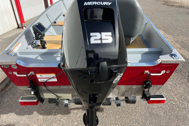 Slide: The Image of Buying a boat online made easy with Lund SSV-14 Tiller, 2023 model. - 2