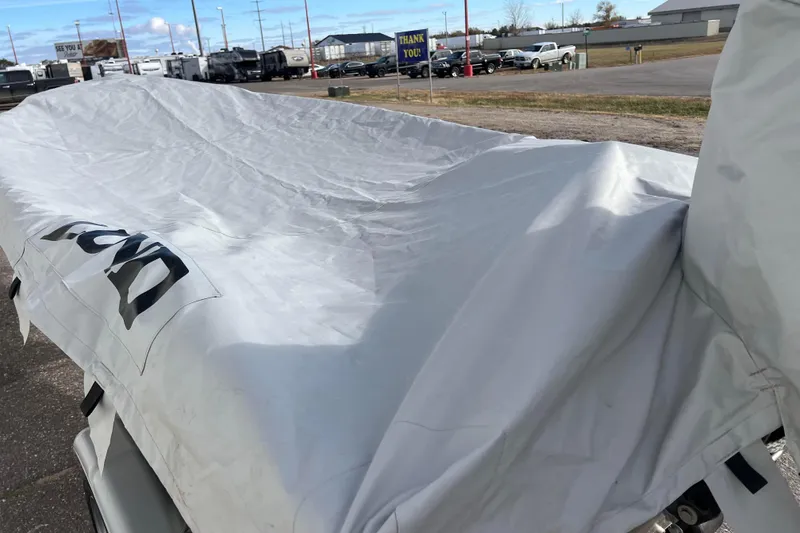 Slide: The Image of 2023 Lund SSV-14 Tiller model label with serial number and specifications. - 38