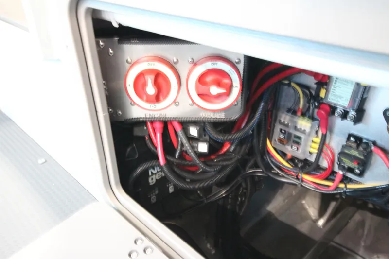 Slide: The Image of Electrical system of 2026 Weldcraft 260 Ocean King "Great Lakes Edition" F350XSB boat. - 41