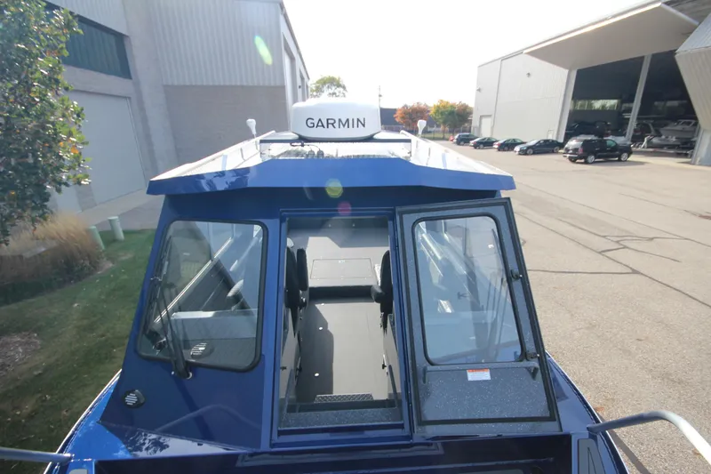 Slide: The Image of Battery compartment of 2026 Weldcraft 260 Ocean King "Great Lakes Edition" F350XSB boat. - 30