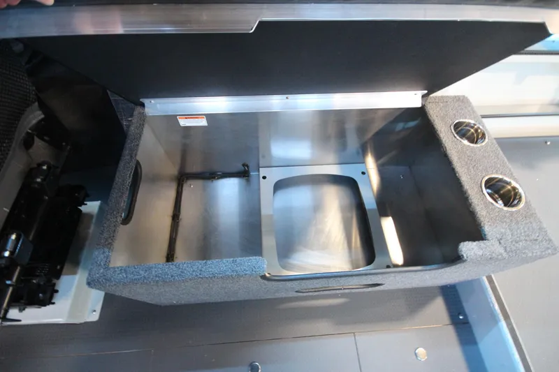 Slide: The Image of Storage compartment in 2026 Weldcraft 260 Ocean King "Great Lakes Edition" boat. - 33