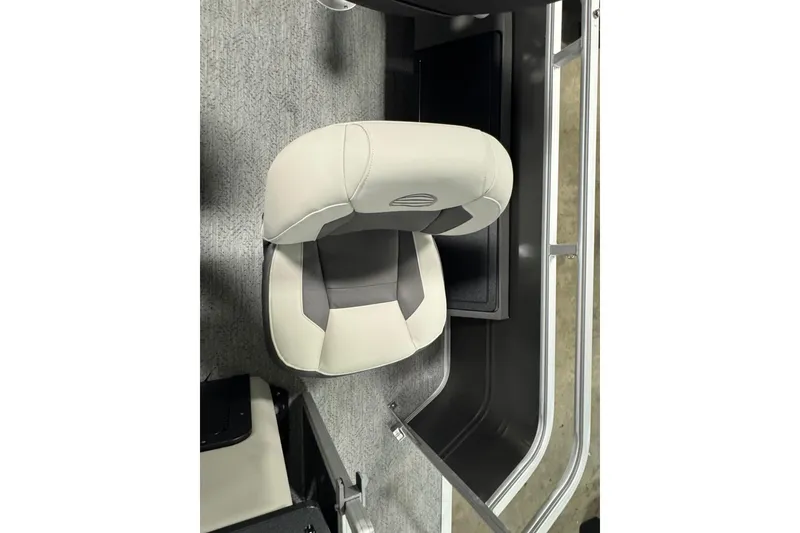 Slide: The Image of 2026 Sun Tracker SportFish 22 XP3 boat seat, featuring sleek design and comfortable upholstery. - 23