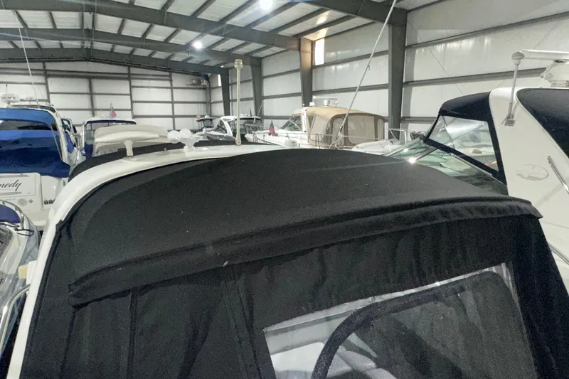 Slide: The Image of 2016 Formula 350 Sun Sport boat in indoor storage facility. - 45