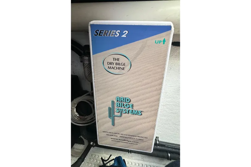 Slide: The Image of Arid Bilge Systems Series 2 dry bilge machine in 2021 Intrepid 409 Valor boat. - 10