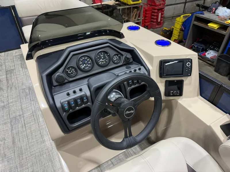 Slide: The Image of Bentley Pontoons Legacy 220 QSB Swingback & Honda 4-Stroke EFI 2026 - 12