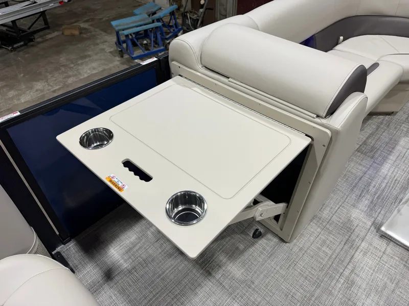 Slide: The Image of Bentley Pontoons Legacy 115HP QSB 220 Swingback Pontoon 2026 - 25