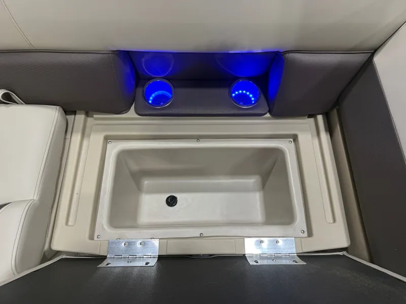 Slide: The Image of Bentley Pontoons Legacy 115HP QSB 220 Swingback Pontoon 2026 - 29