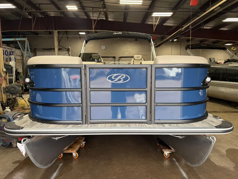 Slide: The Image of Bentley Pontoons Legacy 115HP QSB 220 Swingback Pontoon 2026 - 32