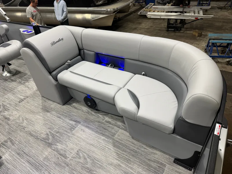Slide: The Image of Bentley Pontoons Legacy 115HP Swingback 220 Pontoon 2026 - 8